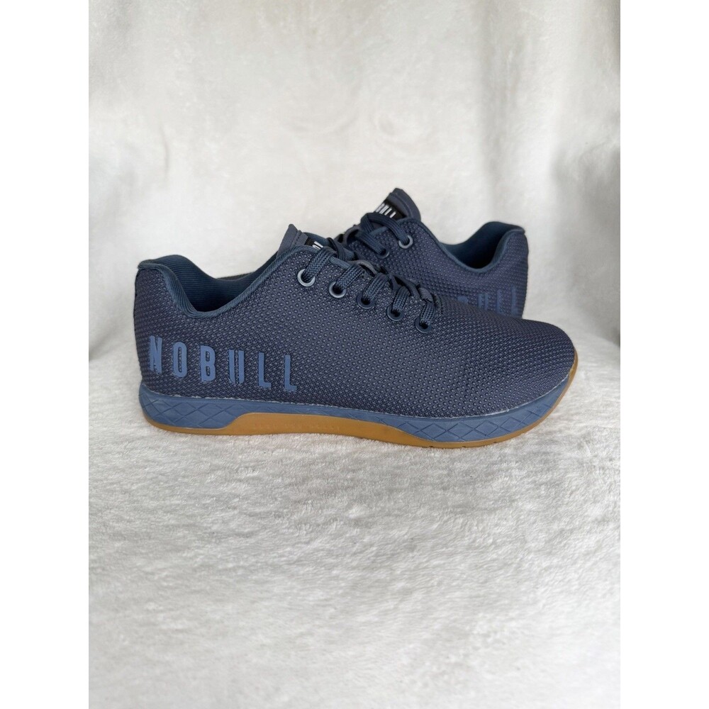 Nobull Outwork SuperFabric Trainer Navy Blue Gum Athletic Shoes Size US M7 W8.5